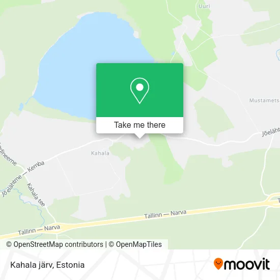 Карта Kahala järv