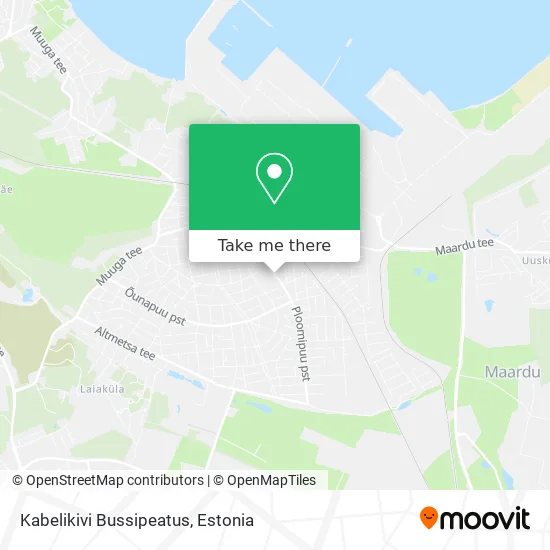 Kabelikivi Bussipeatus map