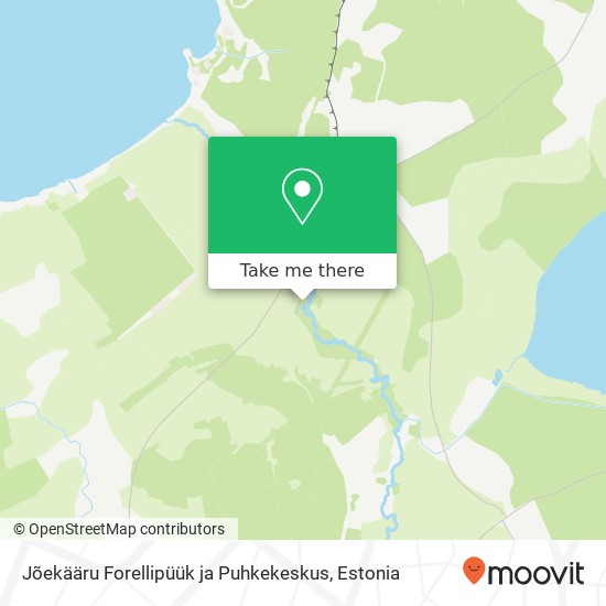 Jõekääru Forellipüük ja Puhkekeskus map