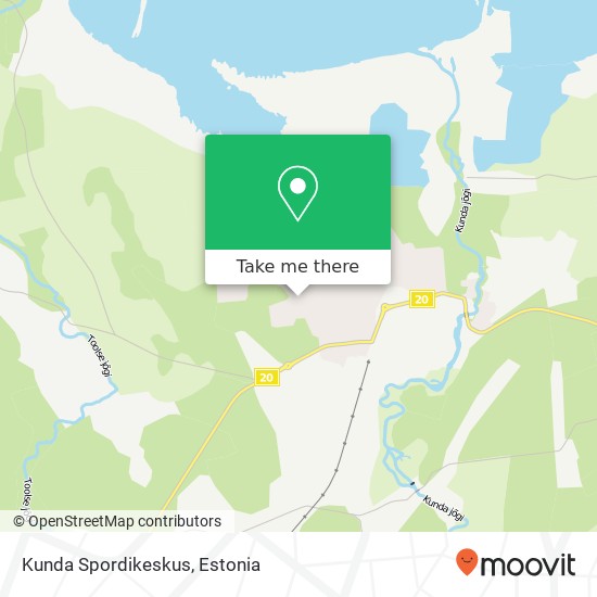 Kunda Spordikeskus map