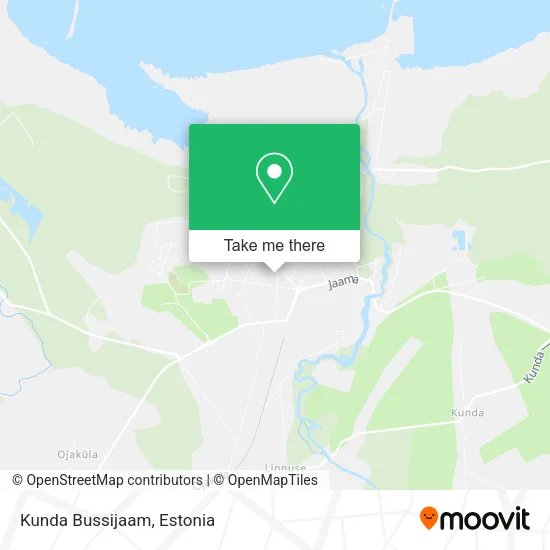 Карта Kunda Bussijaam