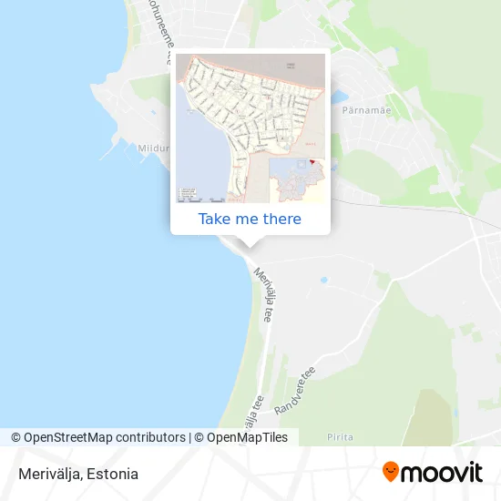 Merivälja map
