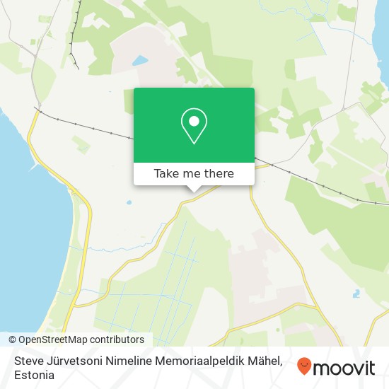 Steve Jürvetsoni Nimeline Memoriaalpeldik Mähel map