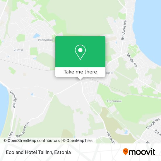 Ecoland Hotel Tallinn map