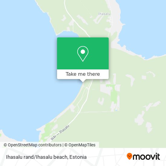 Ihasalu rand/Ihasalu beach map