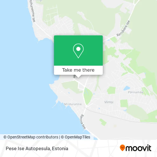 Карта Pese Ise Autopesula