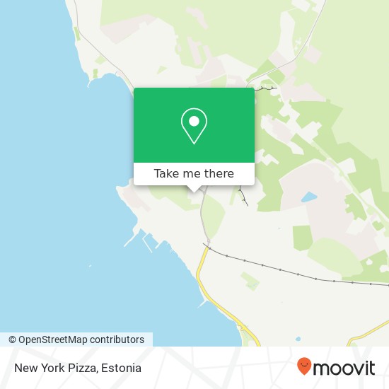 New York Pizza map