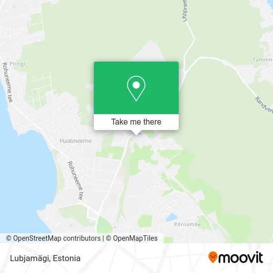 Карта Lubjamägi