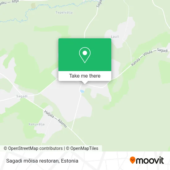Sagadi mõisa restoran map