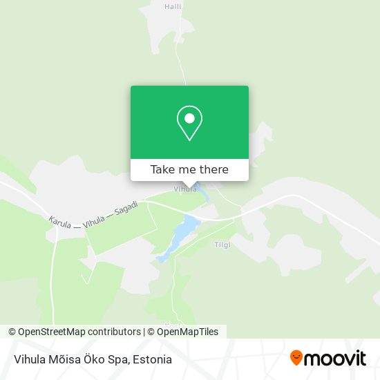 Vihula Mõisa Öko Spa map