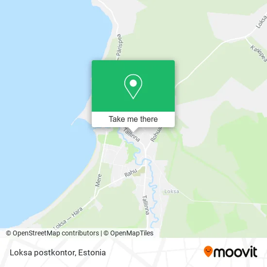 Карта Loksa postkontor