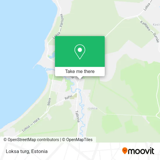Loksa turg map