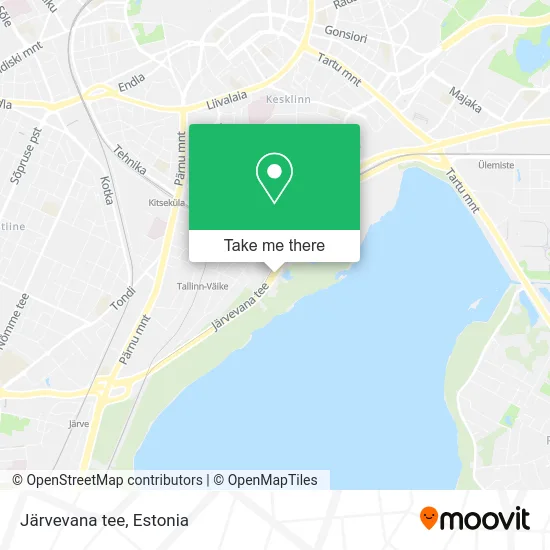 Карта Järvevana tee