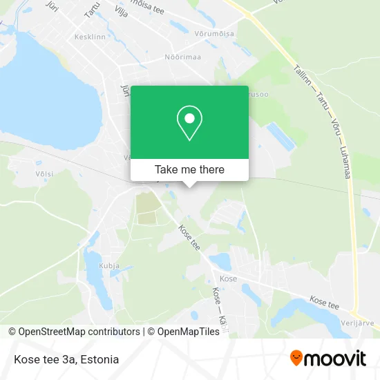 Карта Kose tee 3a