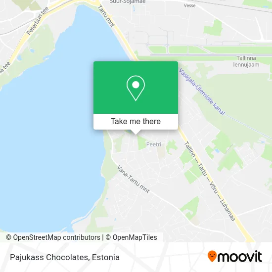 Pajukass Chocolates map