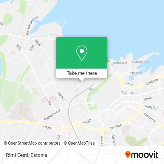 Rimi Eesti map