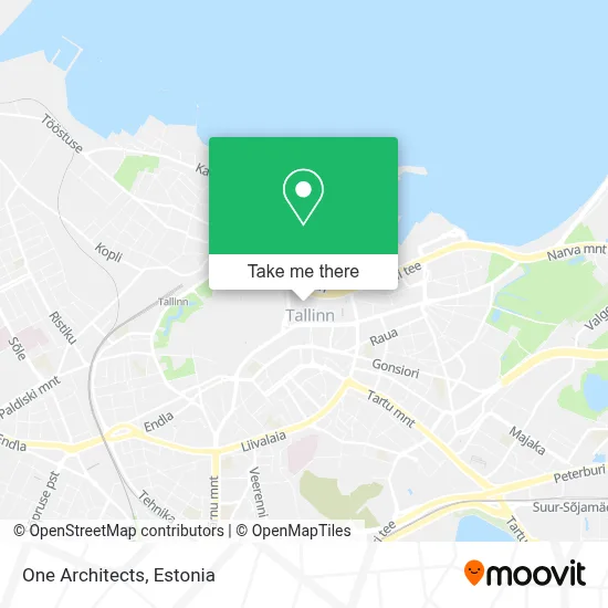 One Architects map