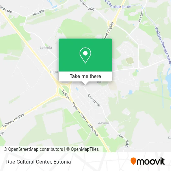 Rae Cultural Center map