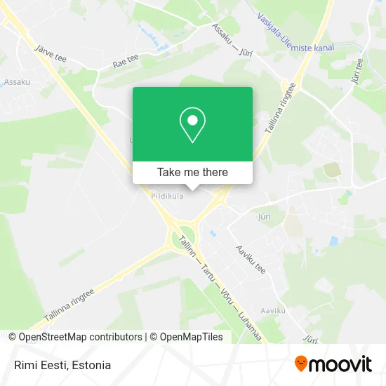 Rimi Eesti map
