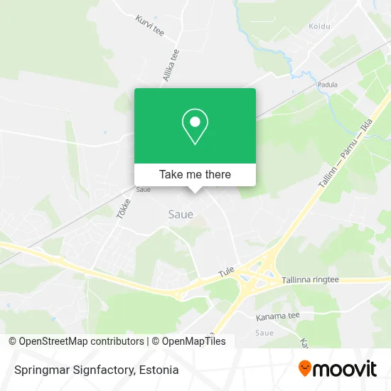 Springmar Signfactory map
