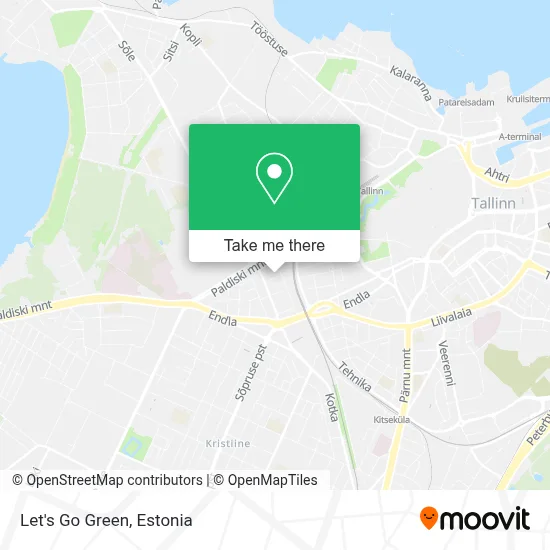 Let's Go Green map