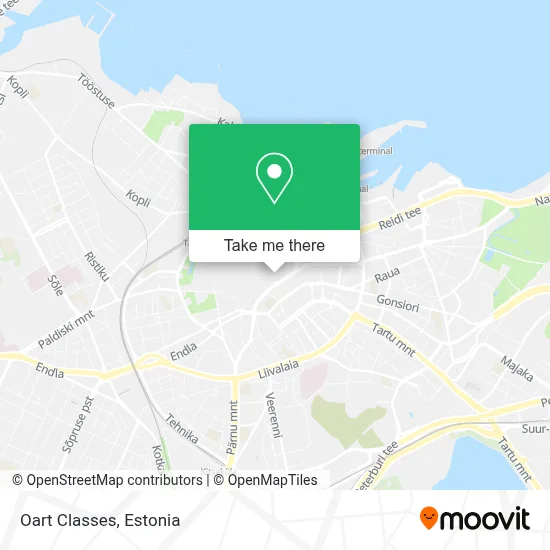 Oart Classes map