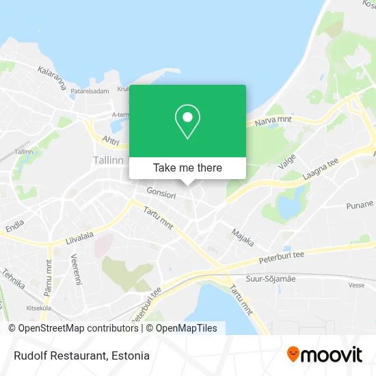 Rudolf Restaurant map