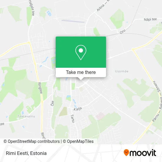 Rimi Eesti map