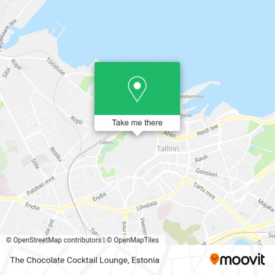 The Chocolate Cocktail Lounge map