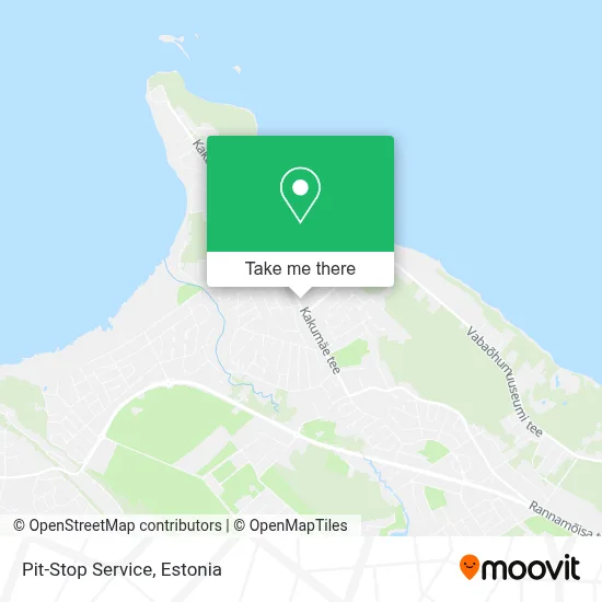 Pit-Stop Service map