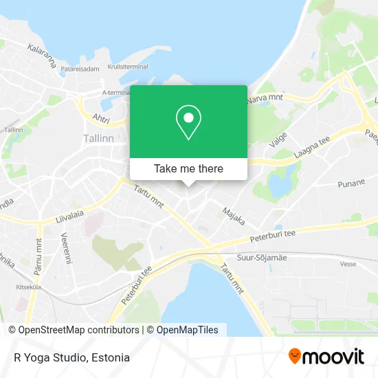 R Yoga Studio map