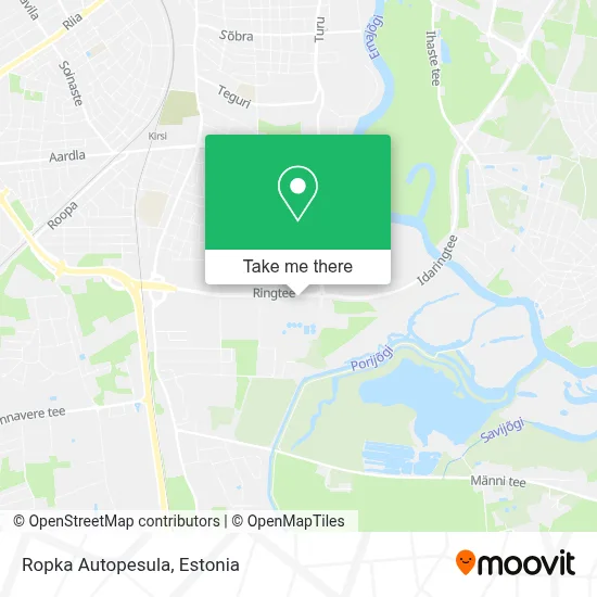 Ropka Autopesula map