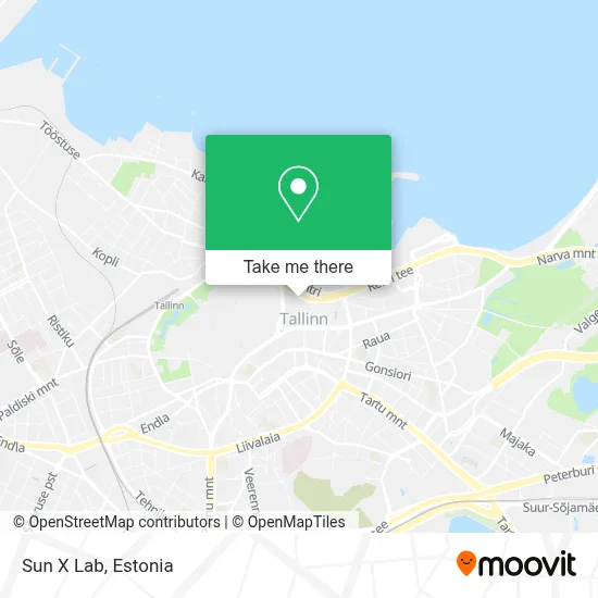 Sun X Lab map