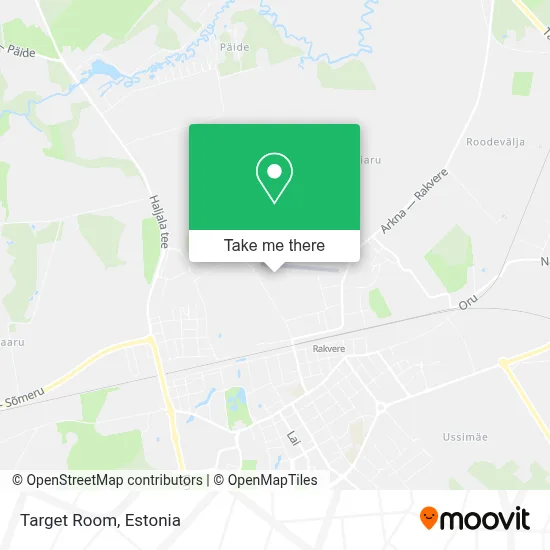 Target Room map