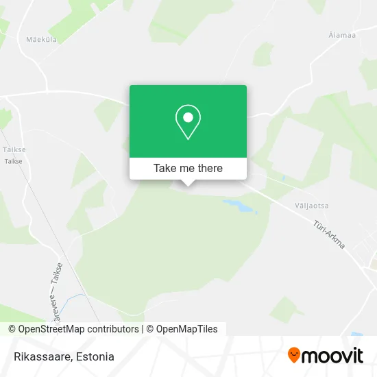 Rikassaare map