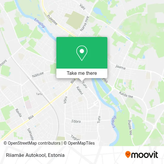 Riiamäe Autokool map