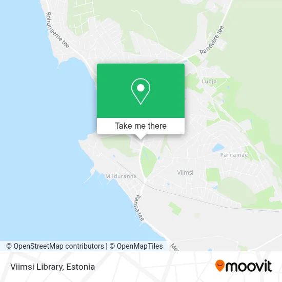 Viimsi Library map