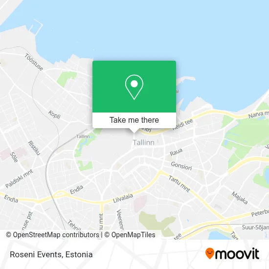 Roseni Events map