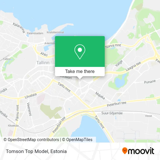 Tomson Top Model map