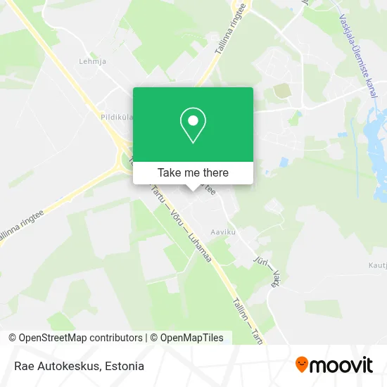 Rae Autokeskus map