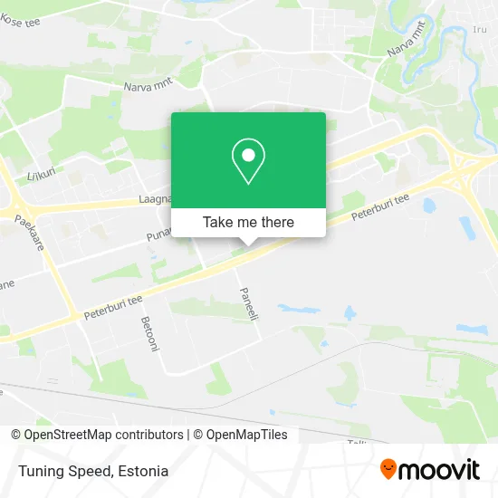 Tuning Speed map