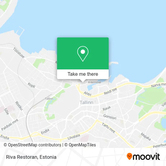 Riva Restoran map