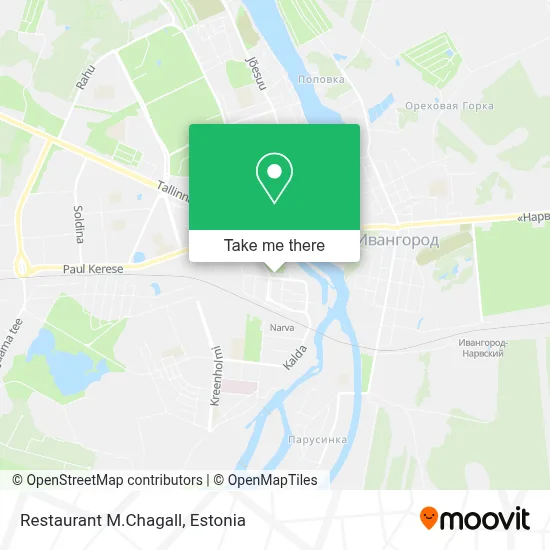 Restaurant M.Chagall map