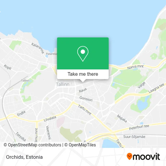 Orhidee map