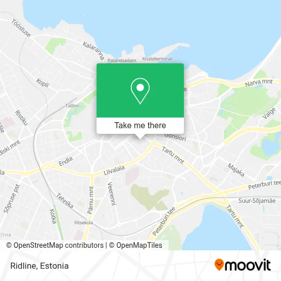 Ridline map