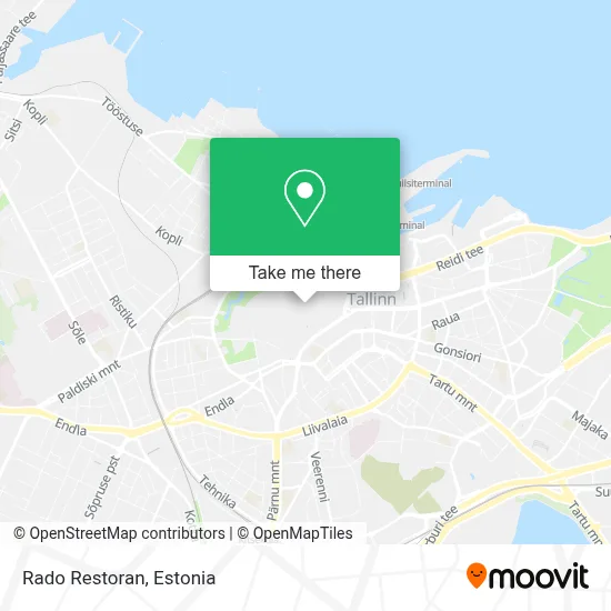 Rado Restoran map