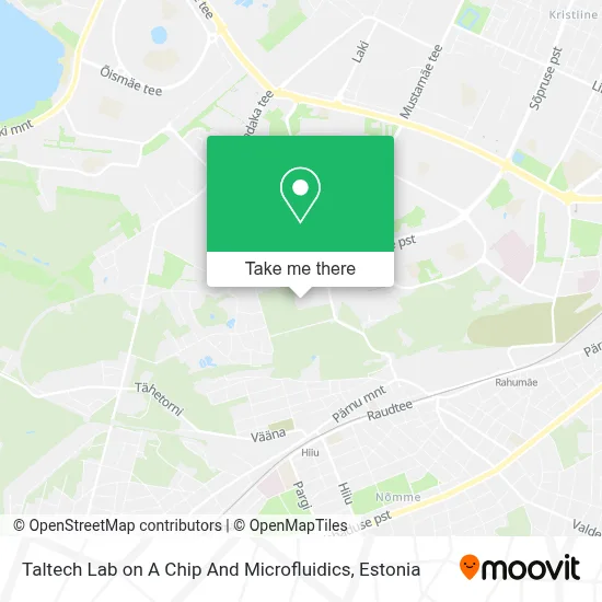 Taltech Lab on A Chip And Microfluidics map
