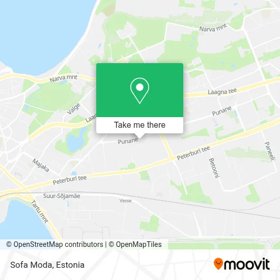 Sofa Moda map