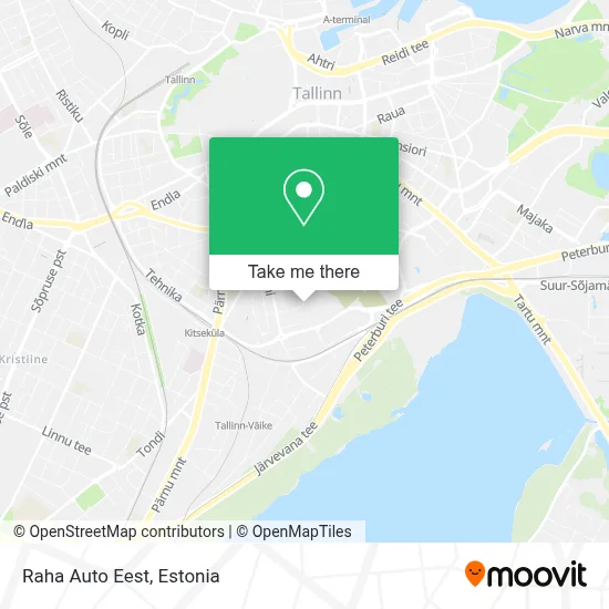 Raha Auto Eest map