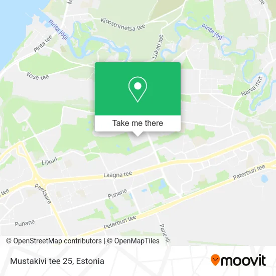 Mustakivi tee 25 map